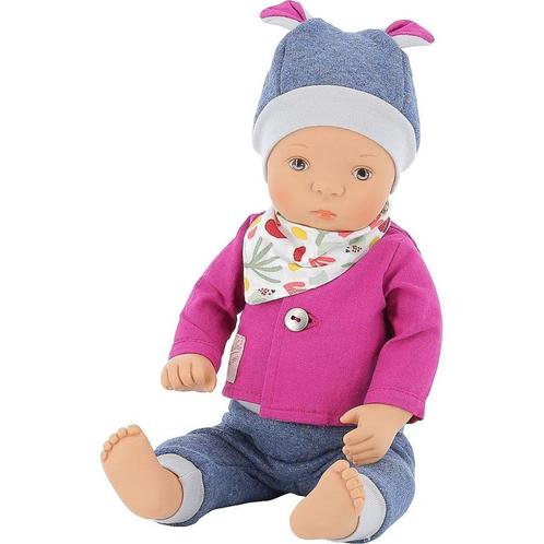 Sylvia Natterer Petitcollin Bibichou Samuel, 35cm., Kinderen en Baby's, Speelgoed | Poppen, Nieuw, Babypop, Ophalen of Verzenden
