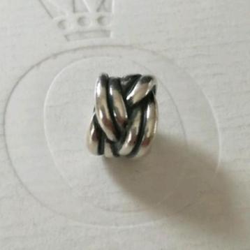 Pandora zilveren clip stopper braided beschikbaar voor biedingen