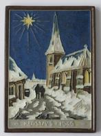 Porceleyne fles Delft cloisonne tegel Kerstmis 1946, Antiek en Kunst, Ophalen of Verzenden