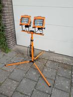 DUO Statief Bouwlamp  2x400Watt   IP54, Ophalen, Overige typen, Met statief, Zo goed als nieuw