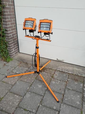 DUO Statief Bouwlamp  2x400Watt   IP54 beschikbaar voor biedingen