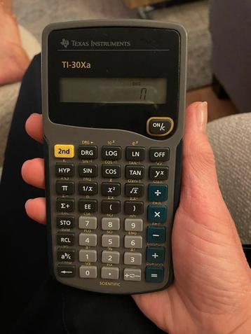 Texas instruments TI-30Xa beschikbaar voor biedingen