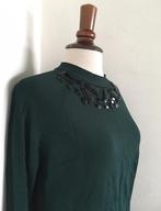 trui olijfgroene longsleeve steentjes M&S Collection Nieuw, M&S Collection, Nieuw, Ophalen of Verzenden, Maat 36 (S)