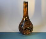 De Gats Valkenburg keramiek steelvaas met sgraffito, Ophalen of Verzenden