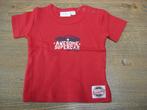 Adv.439 Nieuw rood t-shirt van Feetje mt.56, Kinderen en Baby's, Nieuw, Shirtje of Longsleeve, Ophalen of Verzenden, Jongetje