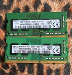 2x 4GB Hynix DDR4'(8GB total), Computers en Software, RAM geheugen, 4 GB, Ophalen of Verzenden, Laptop, Zo goed als nieuw