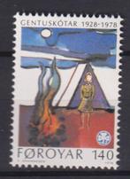 Foroyar 1978 Kamperen tent Scouting 100 jaar, Ophalen of Verzenden, Denemarken, Postfris