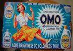 OMO REKLAME -METAAL-, Ophalen of Verzenden, Gebruikt, Reclamebord