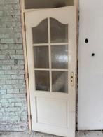 Binnendeur met glas - 67,5 x 201 cm, Ophalen, Gebruikt, Minder dan 80 cm, Binnendeur
