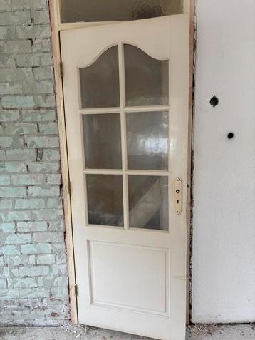 Binnendeur met glas - 67,5 x 201 cm beschikbaar voor biedingen
