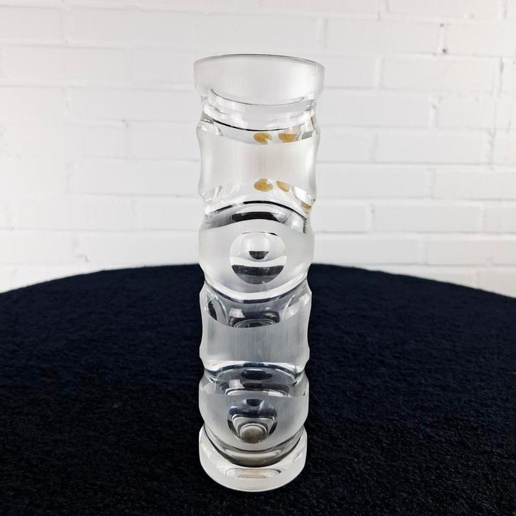 Vintage Joska vaas jaren 60/70 loodkristal glas mid century, Huis en Inrichting, Woonaccessoires | Vazen, Ophalen of Verzenden