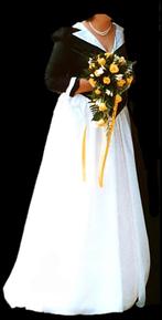 Zijden Black & Snow White baljurk bruidsjurk maat 46-48, Kleding | Dames, Ophalen, Nieuw, Zwart, Trouwjurk