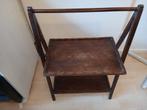 Antiek inklapbaar theetafeltje, bijzettafel, Huis en Inrichting, Ophalen of Verzenden