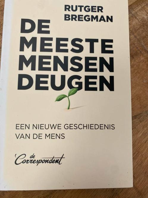 Rutger Bregman - De meeste mensen deugen, Boeken, Overige Boeken, Ophalen of Verzenden