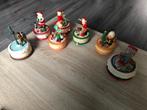 7 stuks  kerst speeldoosjes zie info, Ophalen, Gebruikt