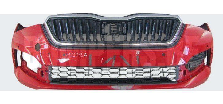 Bumper Skoda Scala 657 19- 657807221 Voorbumper MK2745A, Auto-onderdelen, Carrosserie en Plaatwerk, Bumper, Voor, Gebruikt, 6 maanden garantie