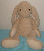 HEMA knuffel KONIJN 35 cm zand - oudere model, Ophalen of Verzenden, Gebruikt, Konijn