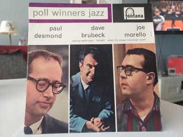 7" Single The Dave Brubeck Quartet - Poll Winners Jazz beschikbaar voor biedingen