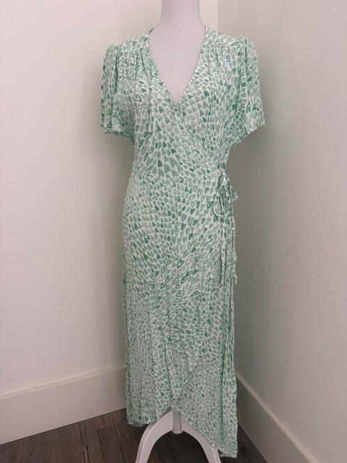 Fabienne Chapot Archana Sleeve Dress zgn maat 40, Kleding | Dames, Jurken, Zo goed als nieuw, Maat 42/44 (L), Groen, Onder de knie