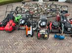 Partij opknap grasmaaiers en tuinmachines, Ophalen, Gebruikt, Benzine-grasmaaier