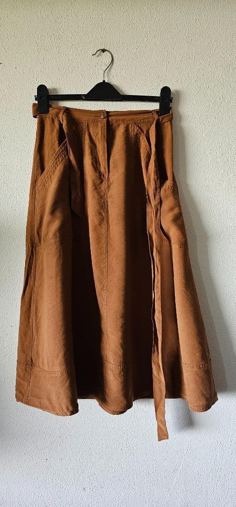 bruine rok van Co'couture maat s (14725), Kleding | Dames, Rokken, Maat 38/40 (M), Bruin, Onder de knie, Verzenden