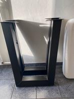 2x stalen frame, poten voor hoge tafel, industrieel, Huis en Inrichting, Tafelonderdelen, Ophalen, Zo goed als nieuw, Rechthoekig