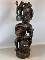 250875 Zeldzaam Groot Afrikaans Chokwe sculpture uit Angola, Ophalen of Verzenden