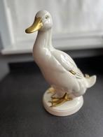 Goebel - eend wit/goud - hoogte 28 cm - €150, Ophalen