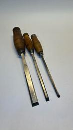 3 JNIJ nooitgefagt beitels ( vermoorbeitels hakbeitels ), Antiek en Kunst, Antiek | Gereedschap en Instrumenten, Ophalen of Verzenden