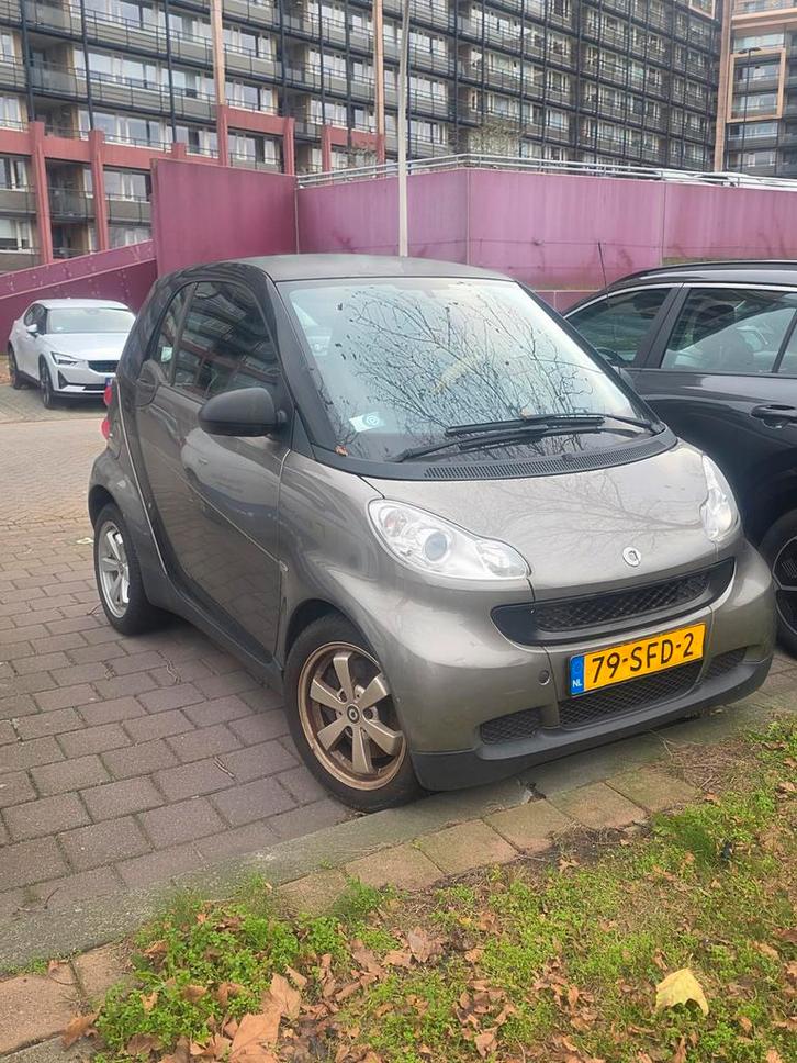 Smart ForTwo 1.0 45KW Coupe MHD AUT 2011 Zwart, Auto's, Smart, Particulier, ForTwo, Airconditioning, Centrale vergrendeling, Elektrische ramen