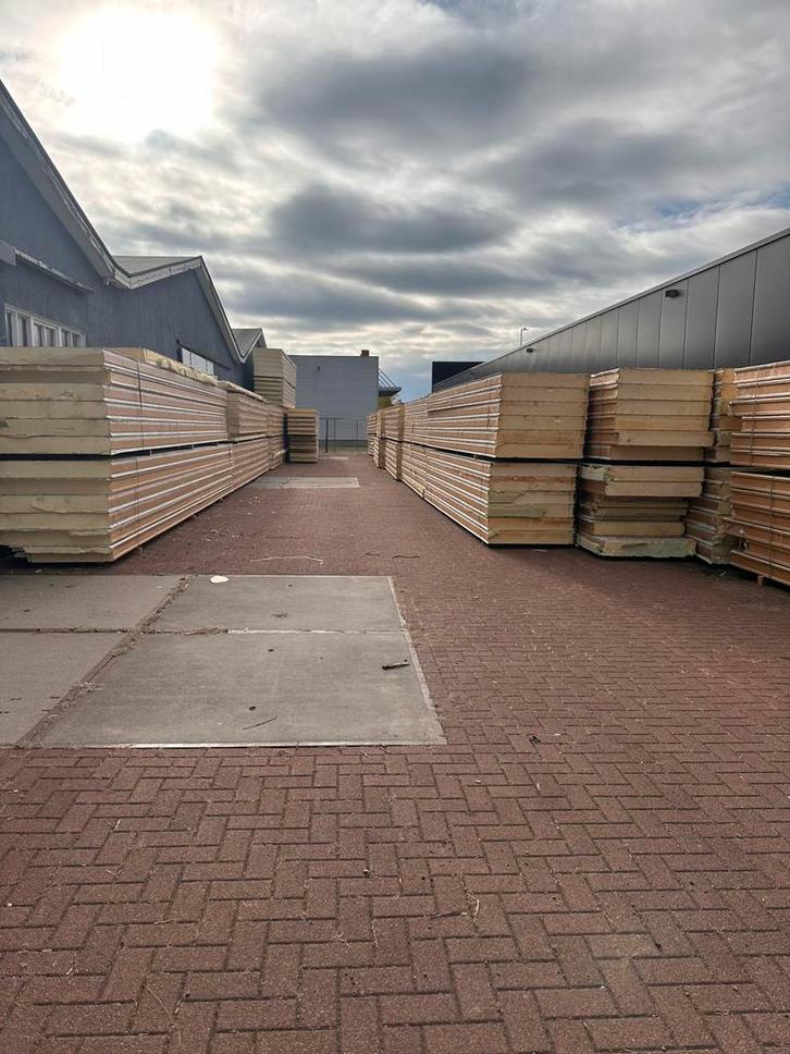 Grote partij koelcelpanelen sandwichpanelen isolatie, Doe-het-zelf en Verbouw, Platen en Panelen, Ophalen of Verzenden