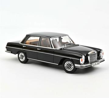 MERCEDES BENZ 280 SE '68 ZWART schaal 1/18 NOREV ref: 183762 beschikbaar voor biedingen