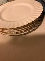 Royal Albert Val d’Or ontbijtborden 6 stuks, Antiek en Kunst, Verzenden