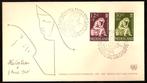 Nederland FDC E42 Zonder adres, Vluchtelingen 1960, Postzegels en Munten, Postzegels | Eerstedagenveloppen, Ophalen of Verzenden