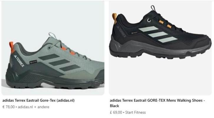 Gezocht Adidas Terrex Eastrail GORE-TEX  maat 44,5, Sport en Fitness, Bergsport en Wandelen, Zo goed als nieuw, Schoenen, Ophalen