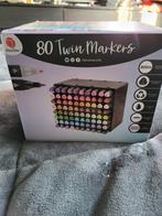 80 decotime twinmarkers incl houder, Hobby en Vrije tijd, Tekenen, Ophalen of Verzenden, Nieuw, Overige typen