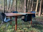Scandinavisch design Vintage retro Fritz Hansen 4 stoelen, Huis en Inrichting, Stoelen, Ophalen, Gebruikt, Retro vintage danish scandinavisch design fritz hansen stoelen
