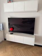 Twee tv kasten klein wit hoogglans, Huis en Inrichting, Kasten | Televisiemeubels, Ophalen, Zo goed als nieuw, 25 tot 50 cm, Minder dan 100 cm