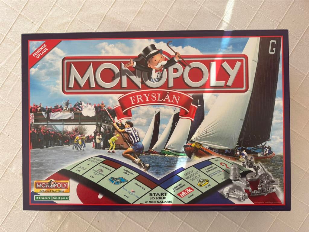 Monopoly Fryslân, Hobby en Vrije tijd, Gezelschapsspellen | Bordspellen, Ophalen, Zo goed als nieuw