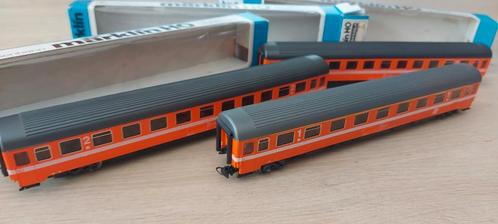 3 Märklin ÖBB persrtg'n EUROFIMA rtg'n 2x4167+14149 in ovp, Hobby en Vrije tijd, Modeltreinen | H0, Zo goed als nieuw, Wagon, Wisselstroom