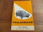 Vraagbaak Fiat Panda 34, Panda 45 1980 - 1984, mooie staat!, Ophalen of Verzenden