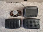 Retro Hoedenplank Speakers 4 Ohm - Onbekend Merk, Audio, Tv en Foto, Luidsprekers, Ophalen, Minder dan 60 watt, Front, Rear of Stereo speakers