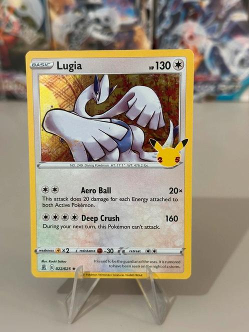 Lugia Celebrations Pokemon 25th Anniversary Pokemon kaart, Hobby en Vrije tijd, Verzamelkaartspellen | Pokémon, Nieuw, Losse kaart