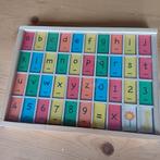 Houten cijfer/letterbak, Kinderen en Baby's, Speelgoed | Educatief en Creatief, Ophalen of Verzenden, Gebruikt