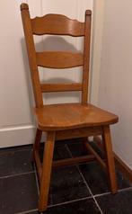 Blank eiken eetkamer stoelen (4 stuks), Antiek en Kunst, Antiek | Meubels | Stoelen en Banken, Ophalen