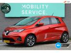 Renault ZOE R110 Life Carshare 52 kWh KOOPACCU SOH90% W.pomp, Auto's, Renault, Gebruikt, Zwart, Leder en Stof, 385 km
