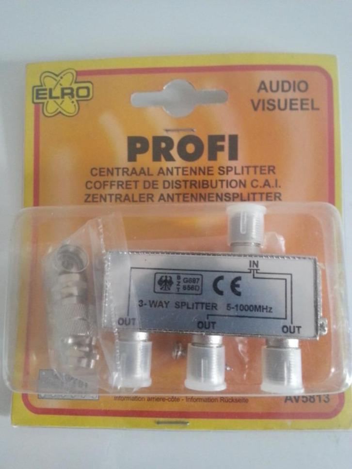 ELRO Centraal Antenne Splitter [NIEUW], Hobby en Vrije tijd, Elektronica-componenten, Nieuw, Ophalen