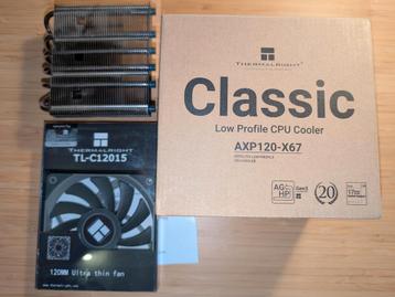 AXP120-X67 CPU Koeler - Low Profile, AM5/Intel beschikbaar voor biedingen