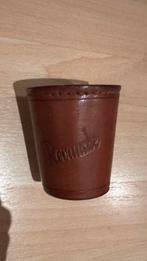 Leren Vintage “Revanche” Dobbelbeker met 5 Dobbelstenen, Ophalen, Gebruikt