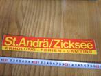 sticker oostenrijk st andrä zicksee erholung camping ferien, Ophalen, Zo goed als nieuw, Bedrijf of Vereniging